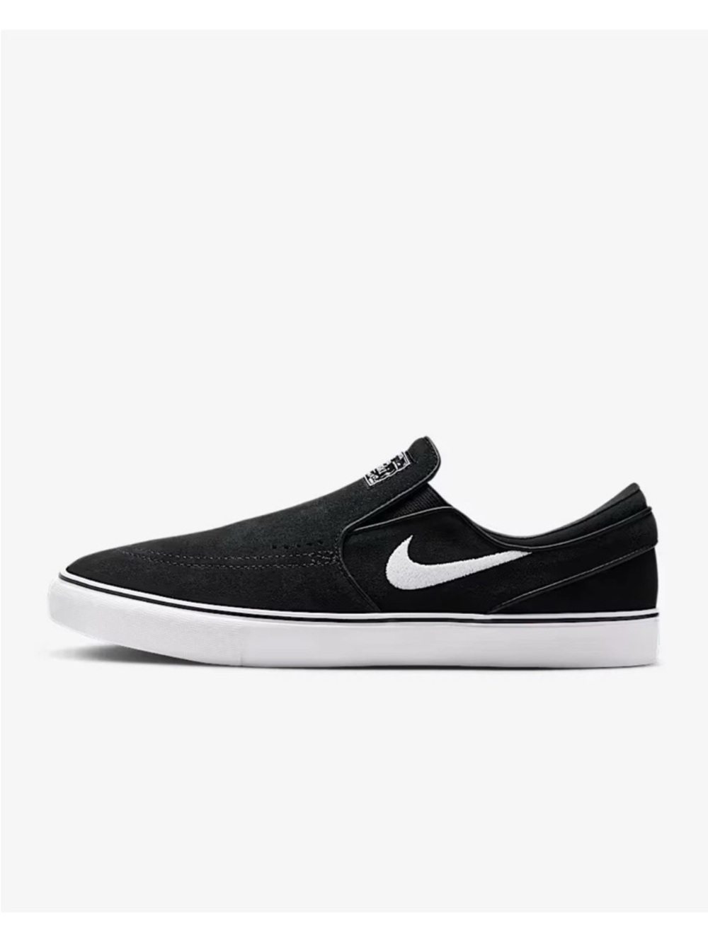 Nike Zoom Stefan Janoski+ Slip SB Black White Men’s Shoes FN5893 001